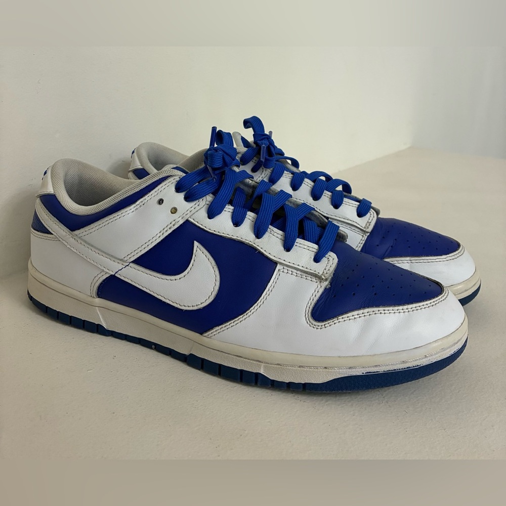 Nike Dunk Low Retro Racer Blue White DD1391-401 Men's Size 11